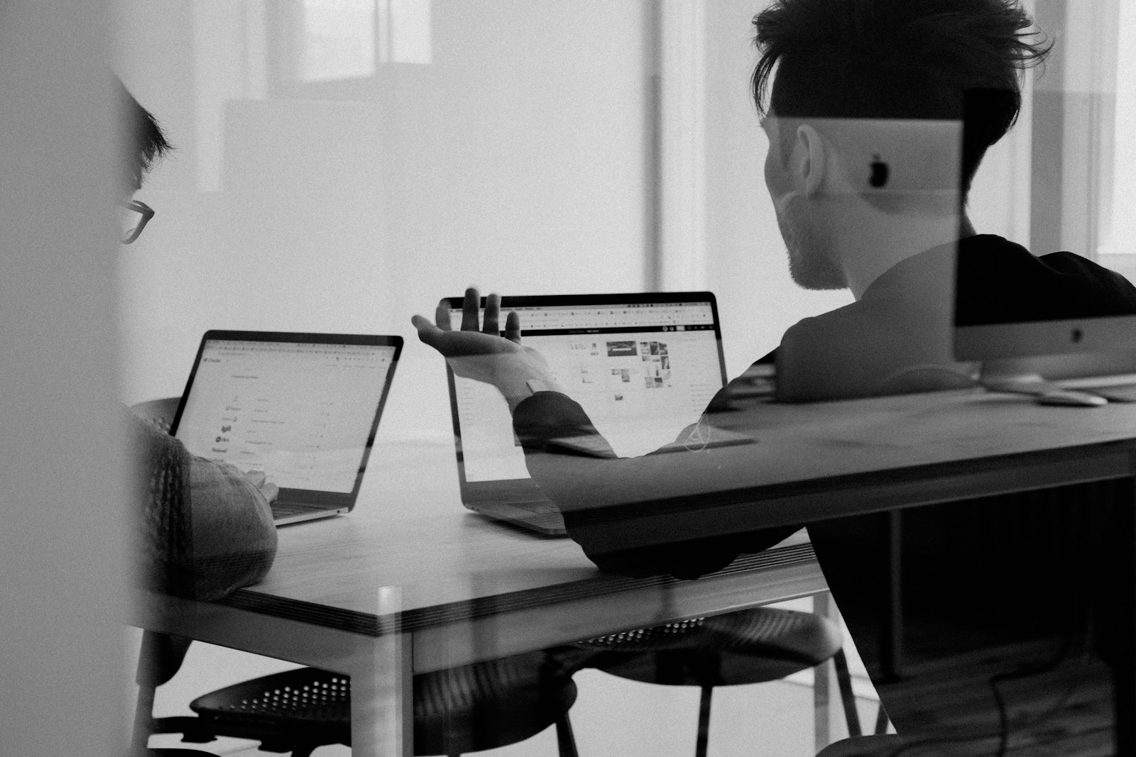 Content planning session in a briefing room